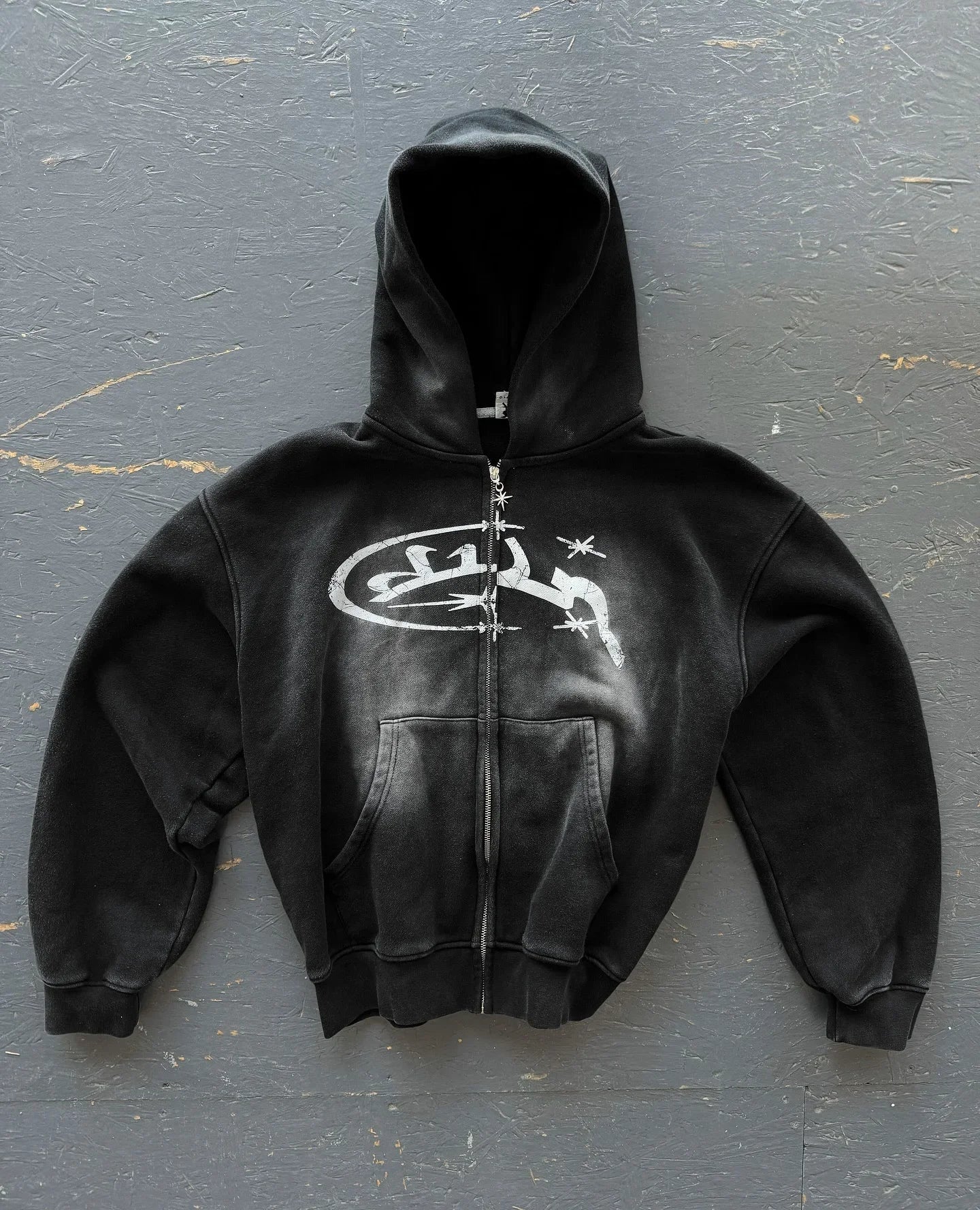 Y2k Zip Up Hoodies New Harajuku Hip Hop Long Sleeve Coats Loose Hooded Vintage Fashion Street Jacket Sweatshirt Men and Women
