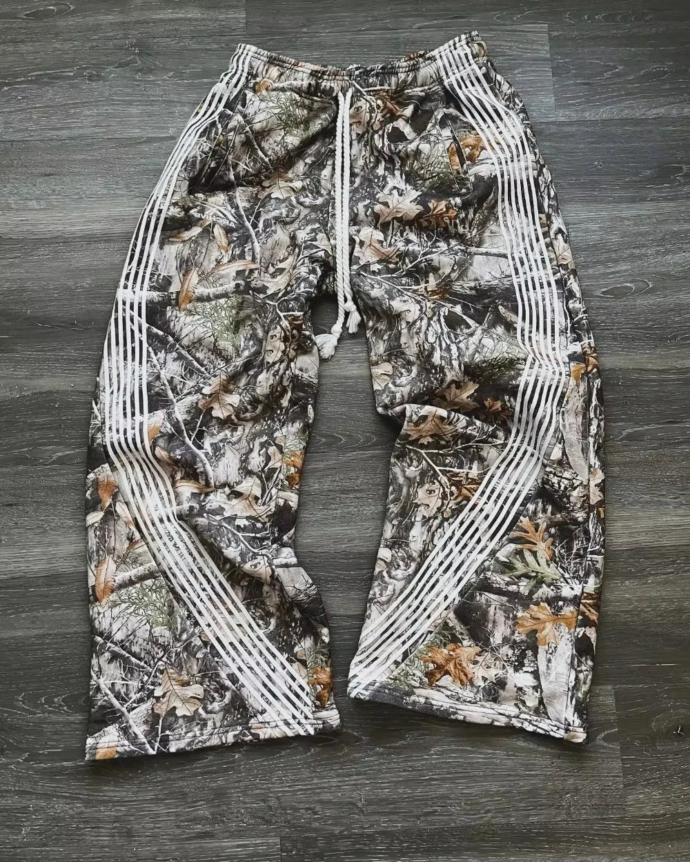Man Baggy Pants Cargo Streetwear Joggers Men Y2k Camouflage Trousers Camo Pants Harajuku Korean Hip Hop Drawstring Sports Pants