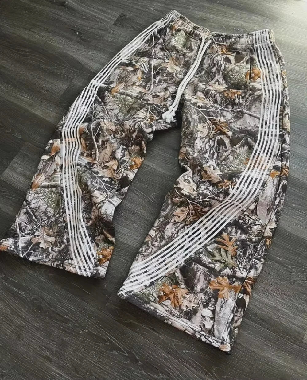 Man Baggy Pants Cargo Streetwear Joggers Men Y2k Camouflage Trousers Camo Pants Harajuku Korean Hip Hop Drawstring Sports Pants