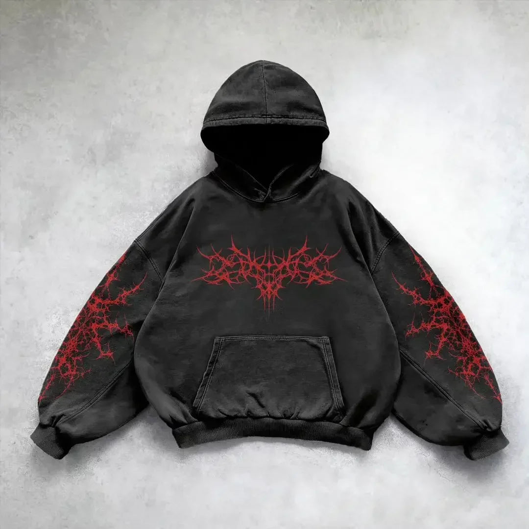Y2k Zip Up Hoodies New Harajuku Hip Hop Long Sleeve Coats Loose Hooded Vintage Fashion Street Jacket Sweatshirt Men and Women
