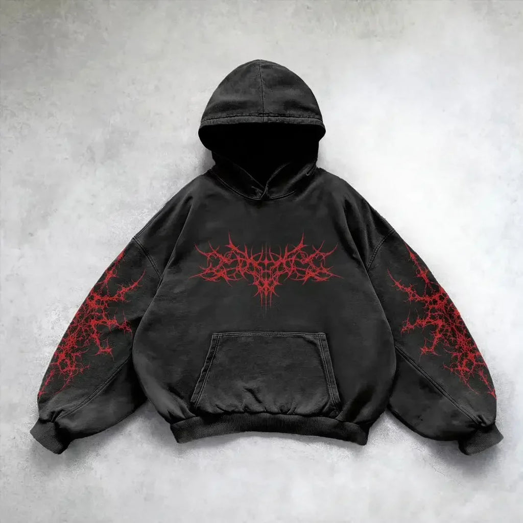 Y2k Zip Up Hoodies New Harajuku Hip Hop Long Sleeve Coats Loose Hooded Vintage Fashion Street Jacket Sweatshirt Men and Women