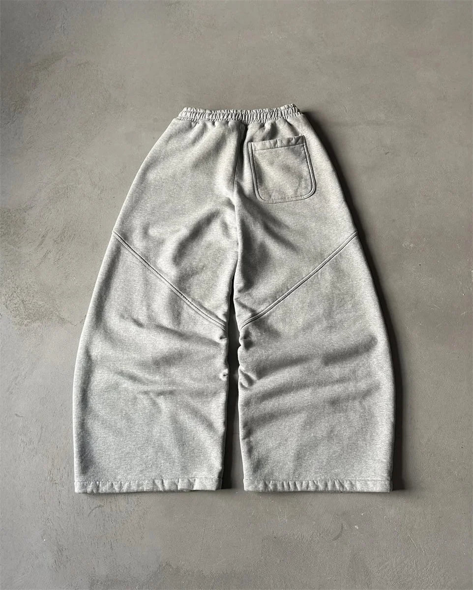 2025 Street Hip-hop Goth Harajuku Fashion Versatile Straight Wide-leg Pants Men American Retro Y2K Casual Loose Trousers Women