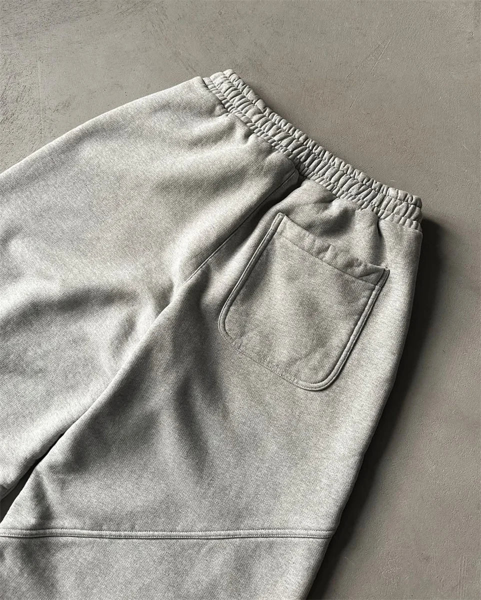 2025 Street Hip-hop Goth Harajuku Fashion Versatile Straight Wide-leg Pants Men American Retro Y2K Casual Loose Trousers Women